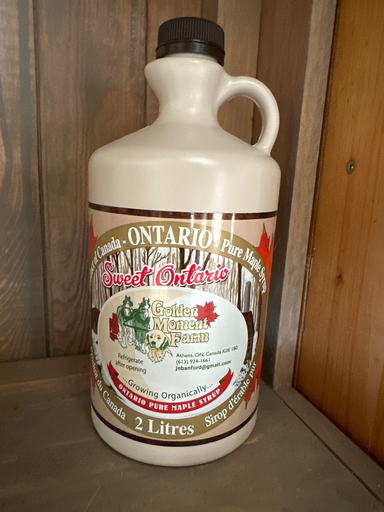 Maple Syrup 2L Plastic (Golden Moment Farm)